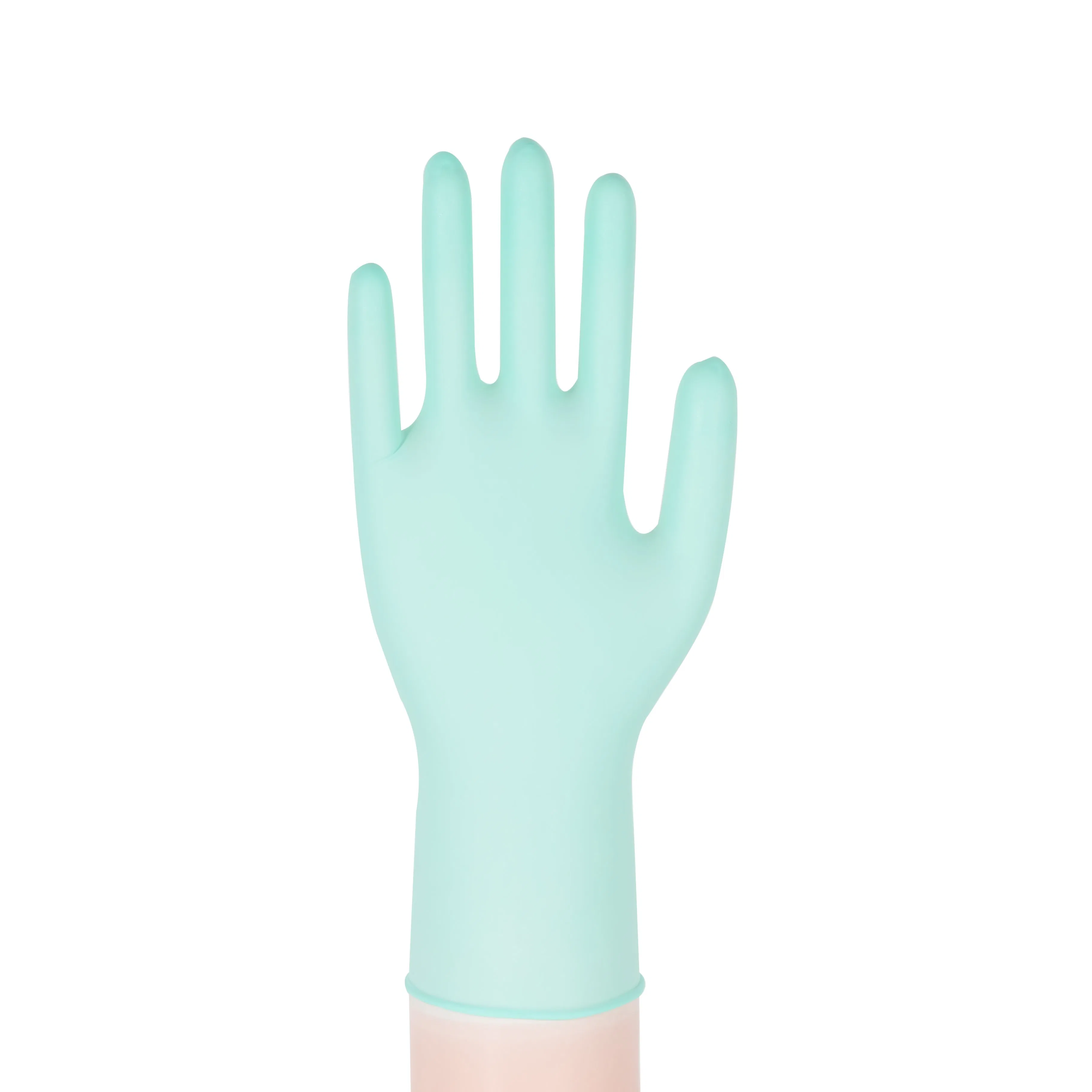 Disposable Medical Examination Light Blue Nitrile Glove