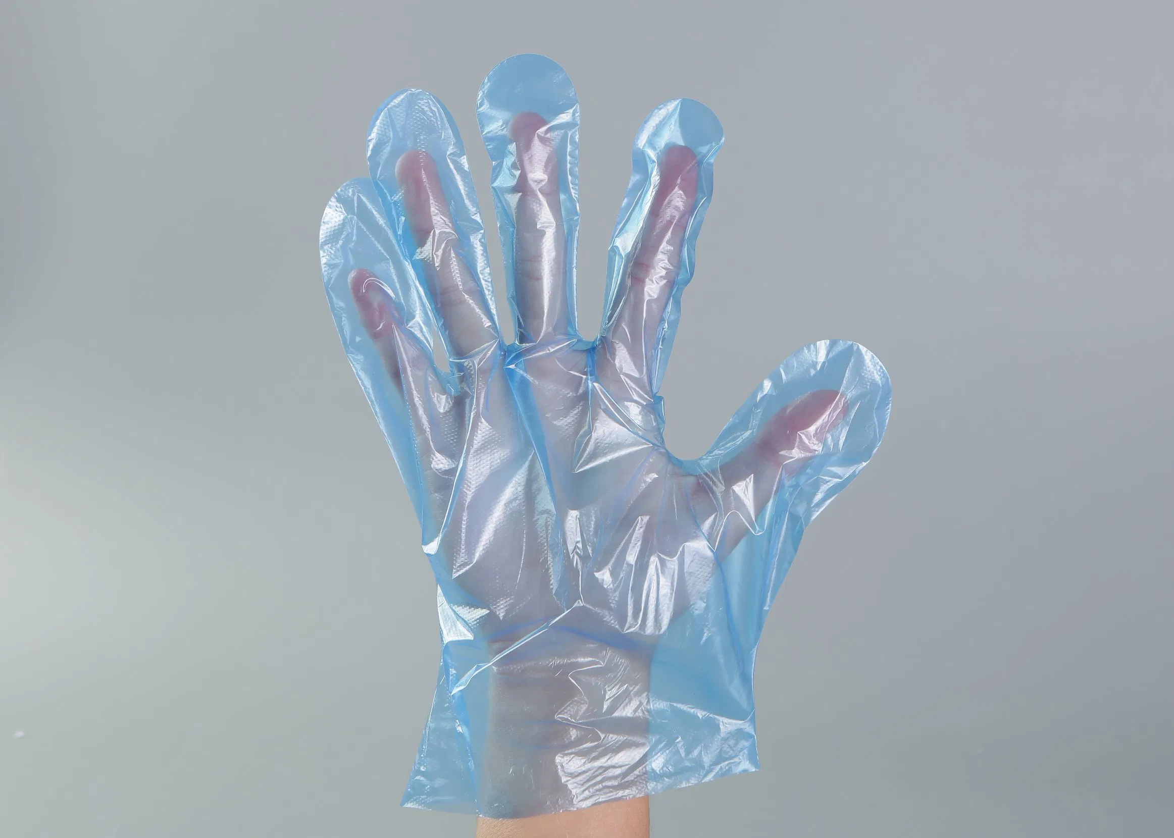 Disposable Protective Poly Gloves Plastic HDPE PE Gloves From 0.5g