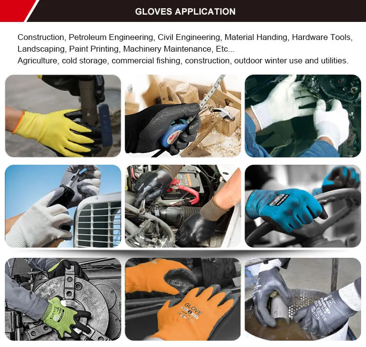 Heavy Duty Nitrile Coated Work Gloves 7