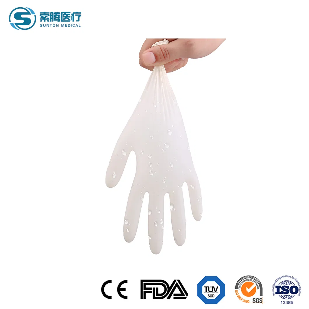SUNTON 9Inch(≥23Cm) Length Sterile Surgical Gloves Disposable Comfit Surgical Gloves China Good Air Tightness Latex Gloves Supplier High-Quality Latex Gloves