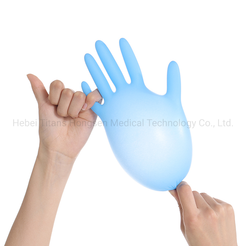 Wholesale Powder Free Nitrile Gloves for Laboratory Automotive Food Grade Waterproof Hypoallergenic Disposable Work Safety