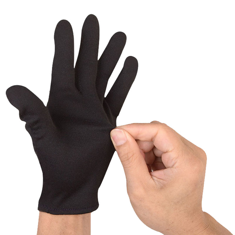 Industrial QC Playetiquette Thick Black Cotton Protective Gloves