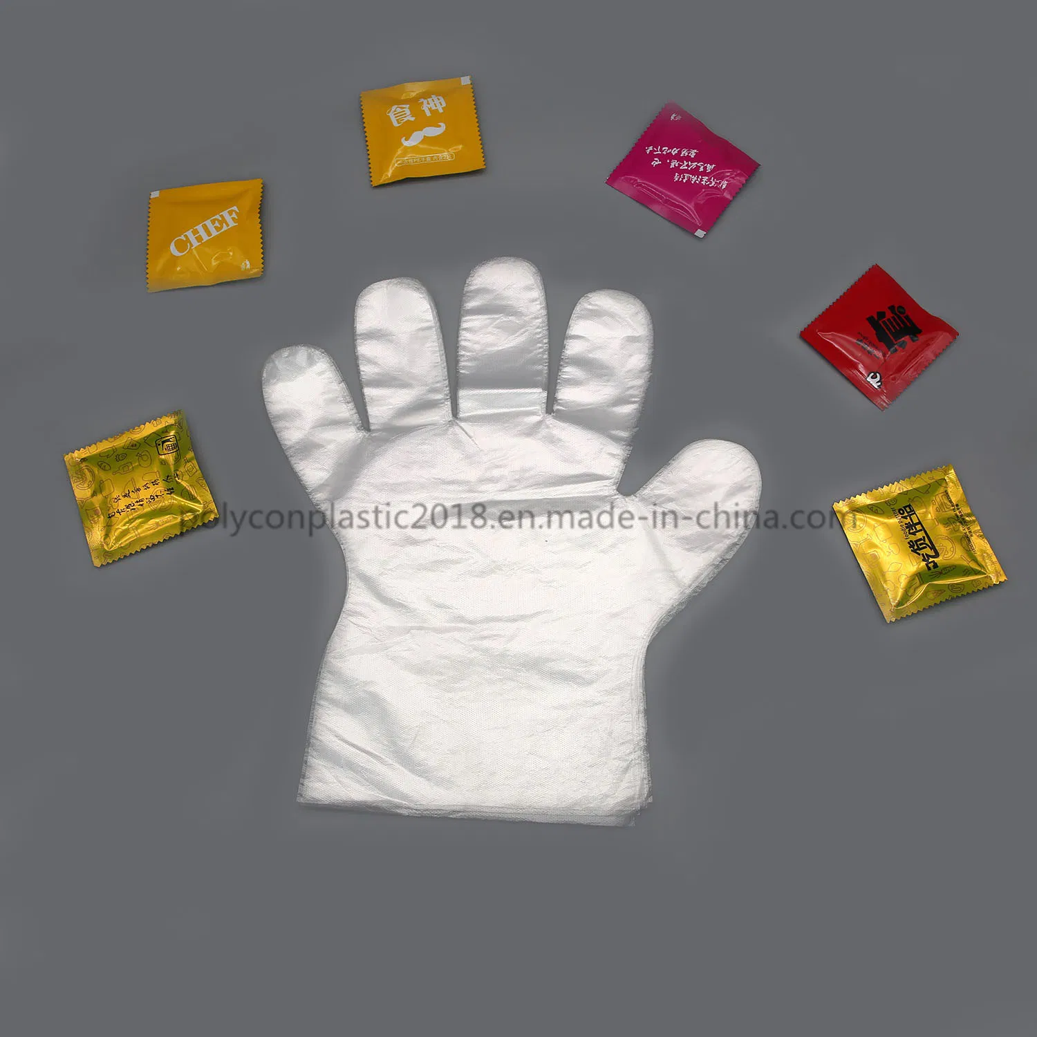 Disposable Plastic Gloves Waterproof PE Gloves Multipurpose Gloves for Cooking Serving Washing Painting