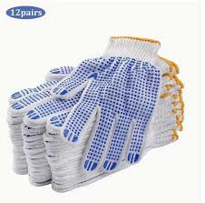 PVC DOT Grip Gloves Textured Palm for Enhanced Grip Lightweight and Durable