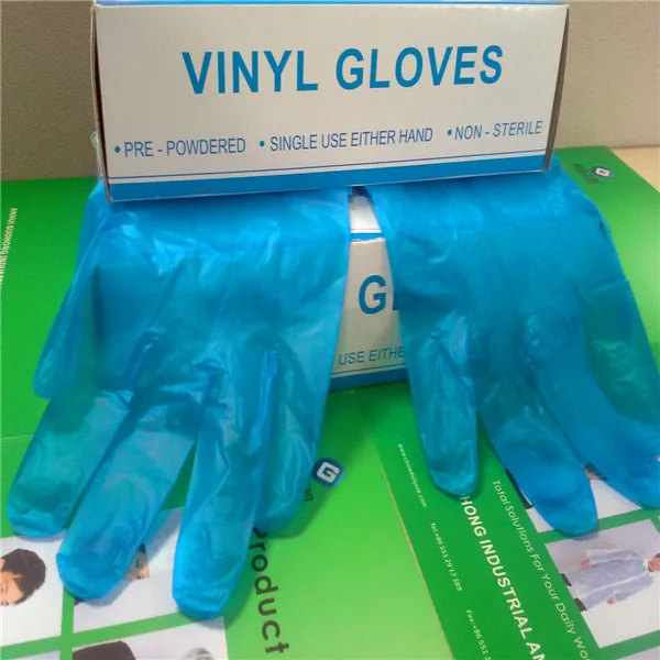 Disposable Powder-Free Vinyl Exam Gloves