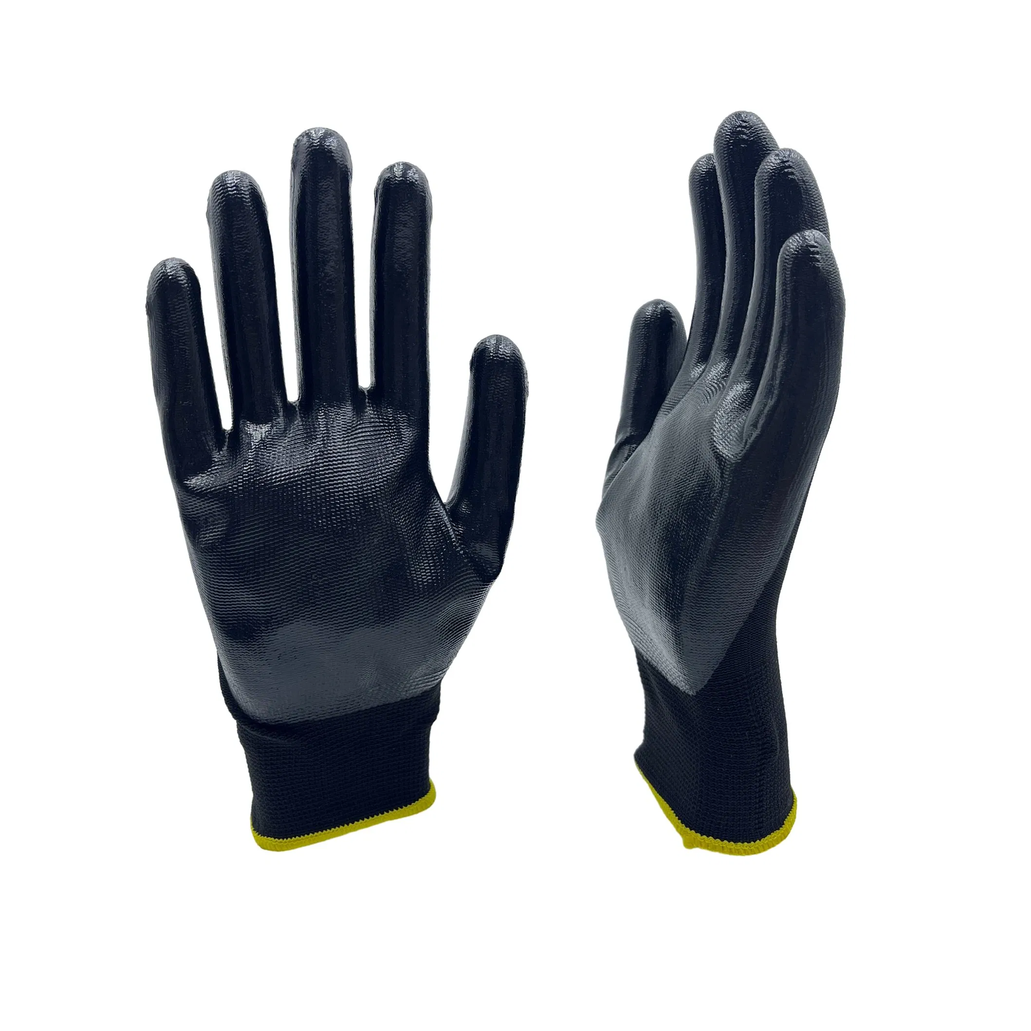 Chinese Supplier Mens Nitrile Insulated Work Latex Black Garden Working for Workers Gloves Safety Gloves for Work