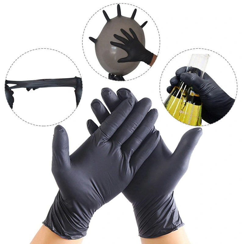 Disposable Compound Nitrile Examination Gloves (Powdered, Semi Powdered, Powdered - free)