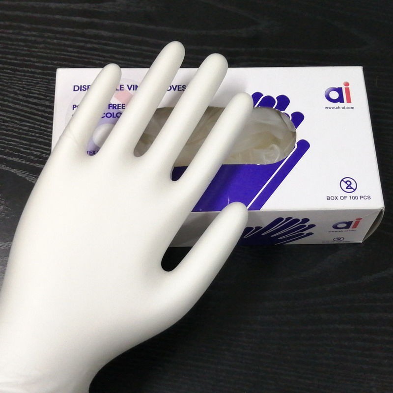 Powder Free and Powdered Disposable Nitrile/Latex/Vinyl Gloves with Good Price
