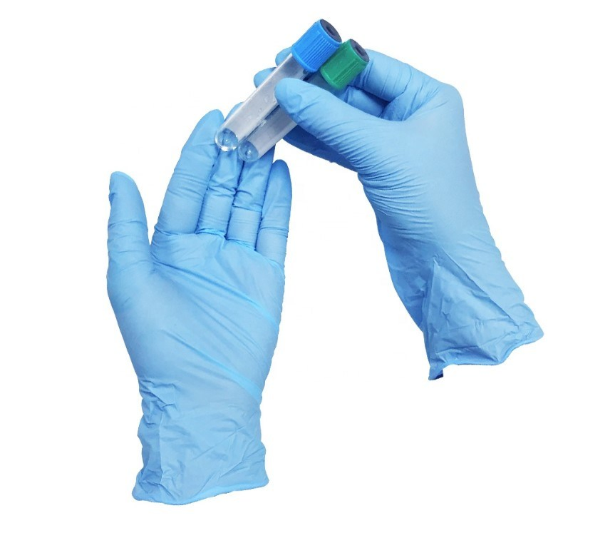 Disposable Nitrile Gloves Waterproof Exam Gloves Ambidextrous for Medical House Gloves