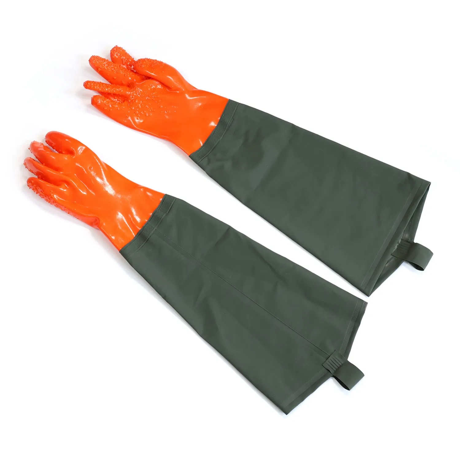 Long Cuff Extended Coverage PVC Industrial Safety Work Protective Glove