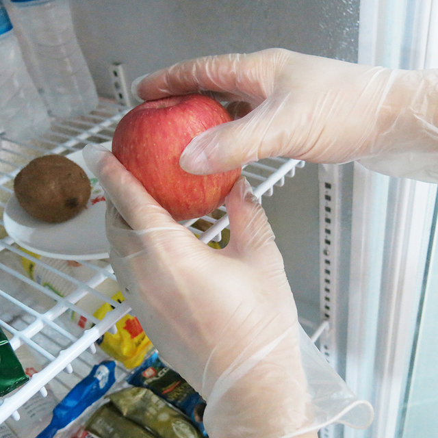 DDsafety 20+years low-cost manufacturer gloves. Clear Vinyl Powder Free Examination Gloves