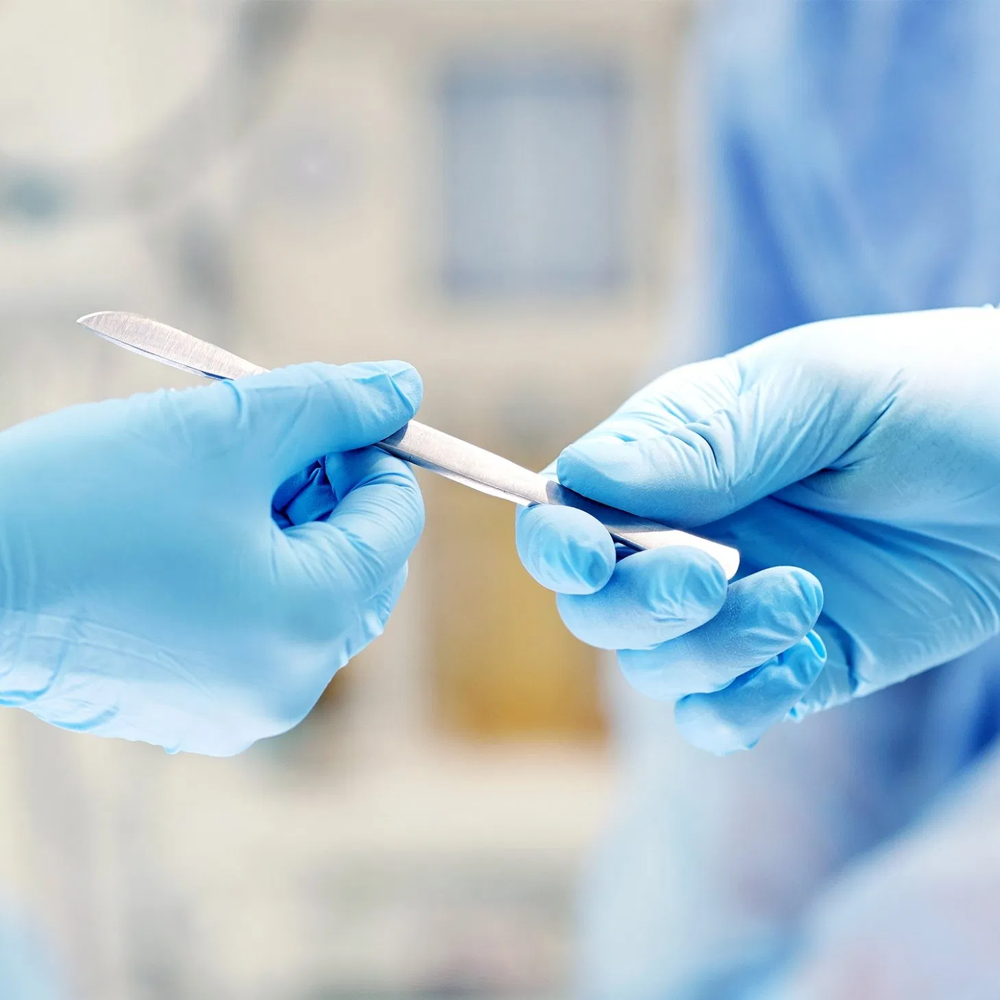 Blue Nitrile Gloves China Product Heavy Duty Exam Disposable