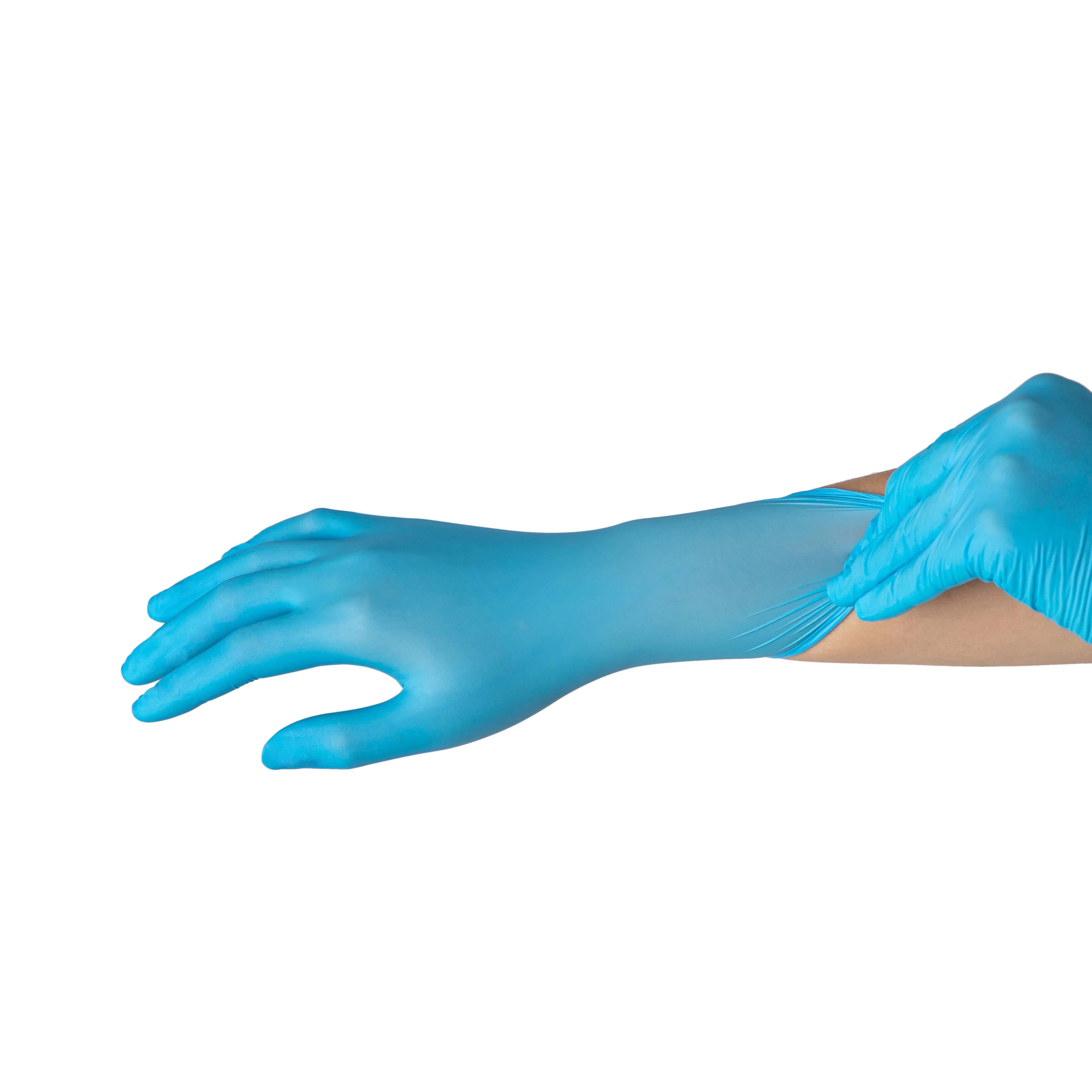 Blue Nitrile Gloves China Product Heavy Duty Exam Disposable