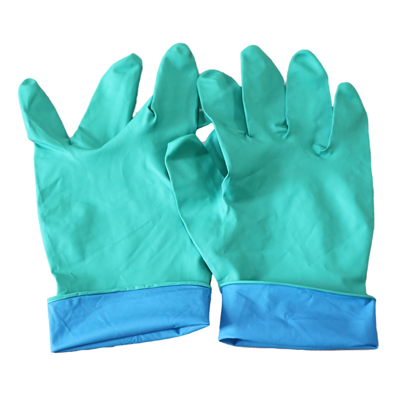 Powder Free Textured Dual Color Food Grade Surgic Medic PVC Vinyl Latex Blue Black Tattoo Nitrile Gloves