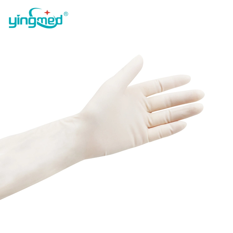 Newest Medical Disposable Sterile Powdered Nitrile Surgical Gloves