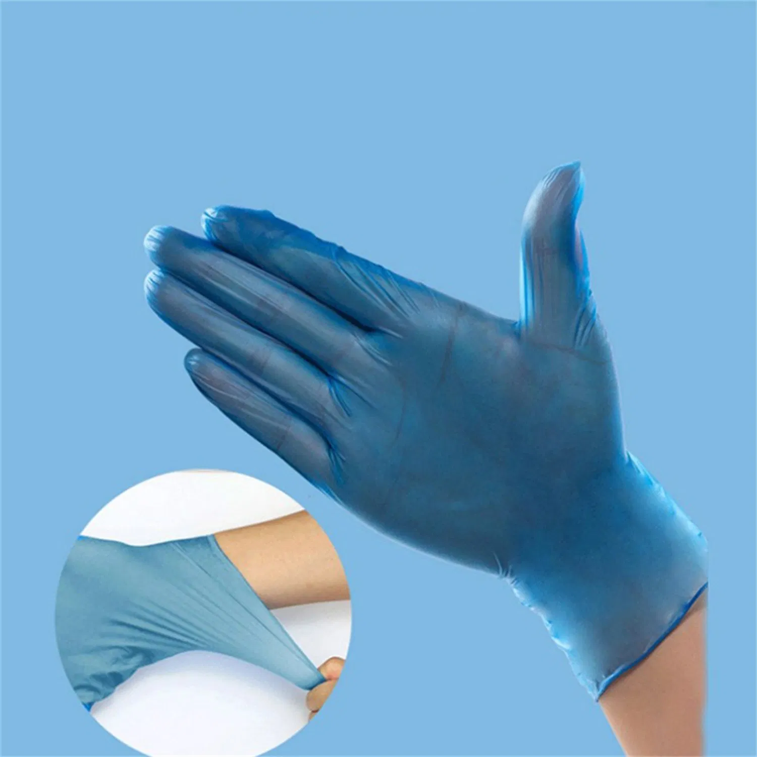 Wholesale CE Approved Food Touch Powder Free Disposable Vinyl Gloves Box of 100 PCS