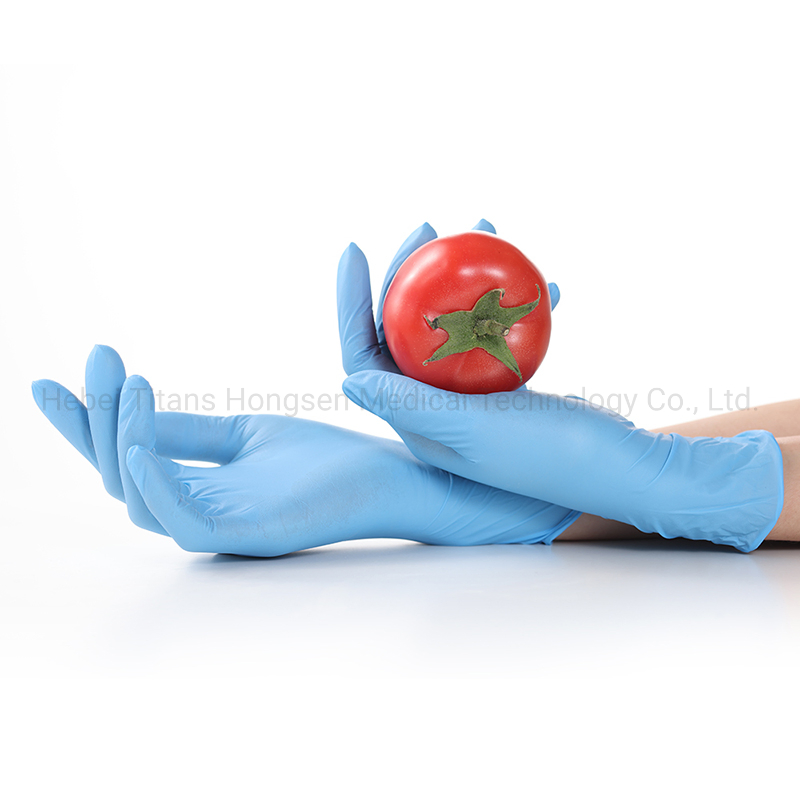 Wholesale Powder Free Nitrile Gloves for Laboratory Automotive Food Grade Waterproof Hypoallergenic Disposable Work Safety