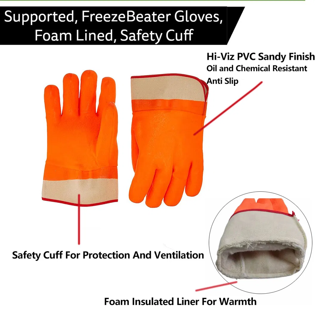 PVC Winter Work Gloves Detail 2