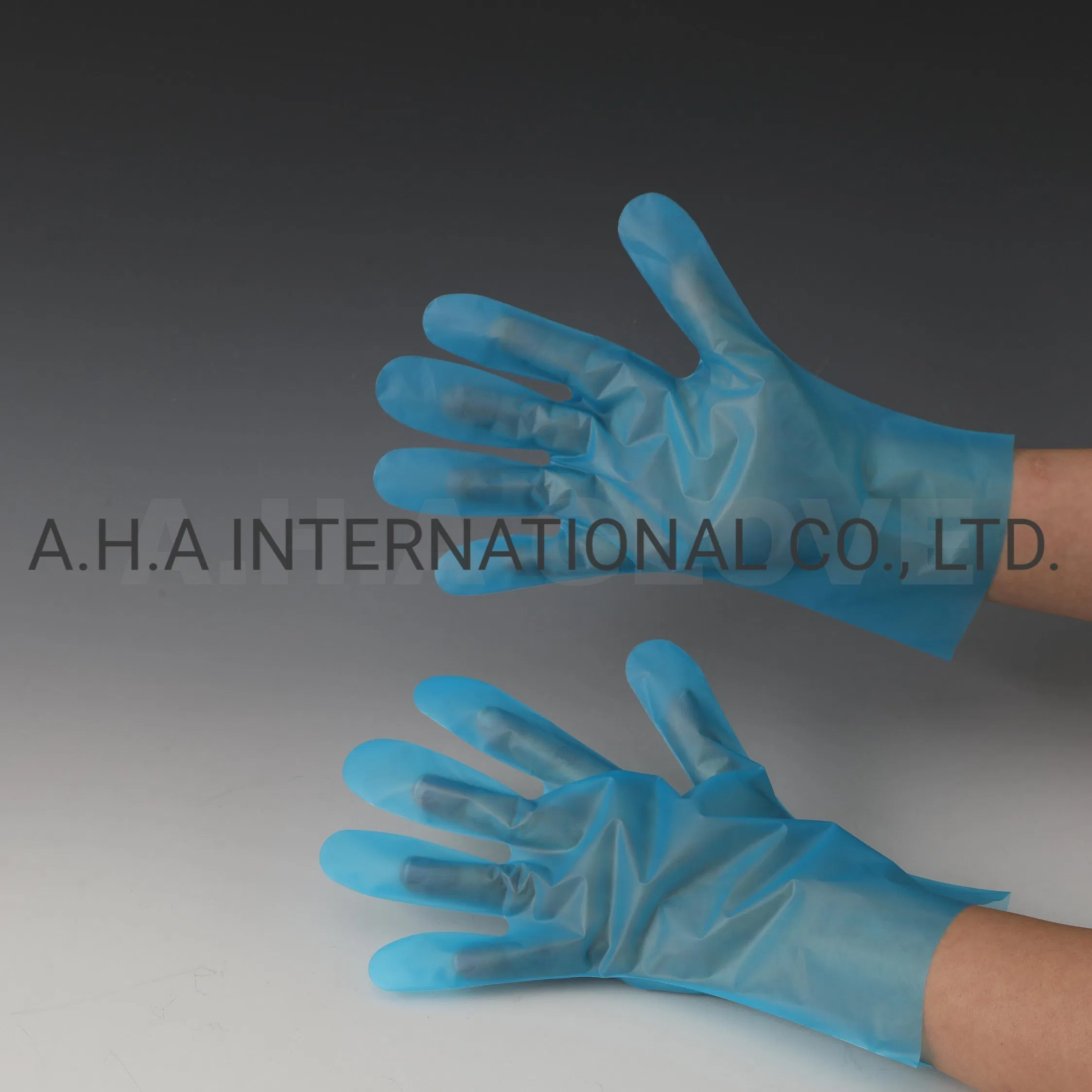 Food Grade Handling Vinyl PE Plastic HDPE Disposable Gloves PE Polyethylene Disposable Gloves