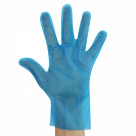 100 PCS Transparent Vinyl TPE Gloves Latex-Free Gloves for Laboratory Work