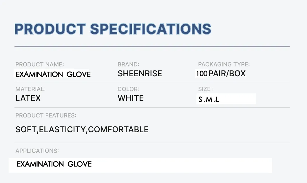 Latex Examination Glove 4