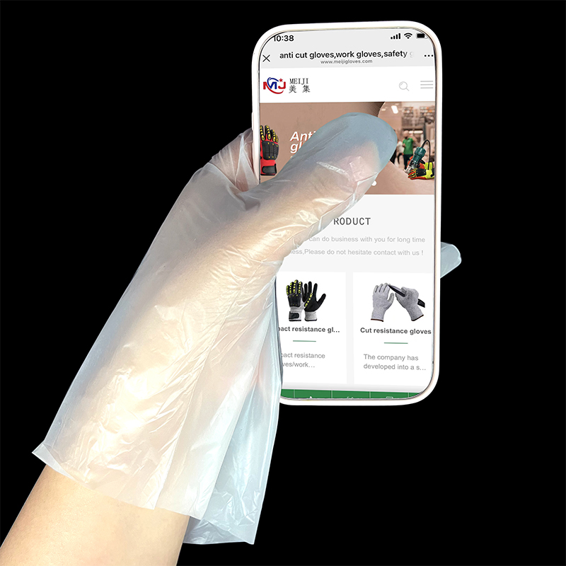 Biodegradable Gloves Made of PLA+Pbat