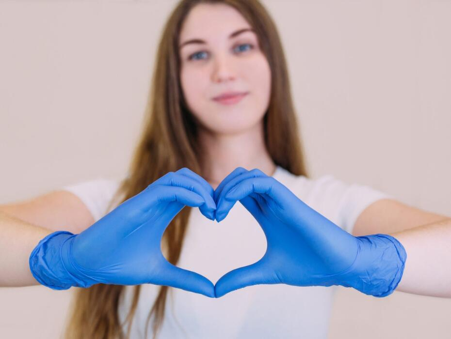 Malaysia Factory Safety Disposable Blue Heavy Duty Work Examination Nitrile/Vinyl/PVC/Rubber/Latex/ Gloves