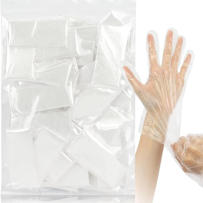 Disposable Multi-Purpose PE Clear Gloves for Food Handling Kitchen Gloves