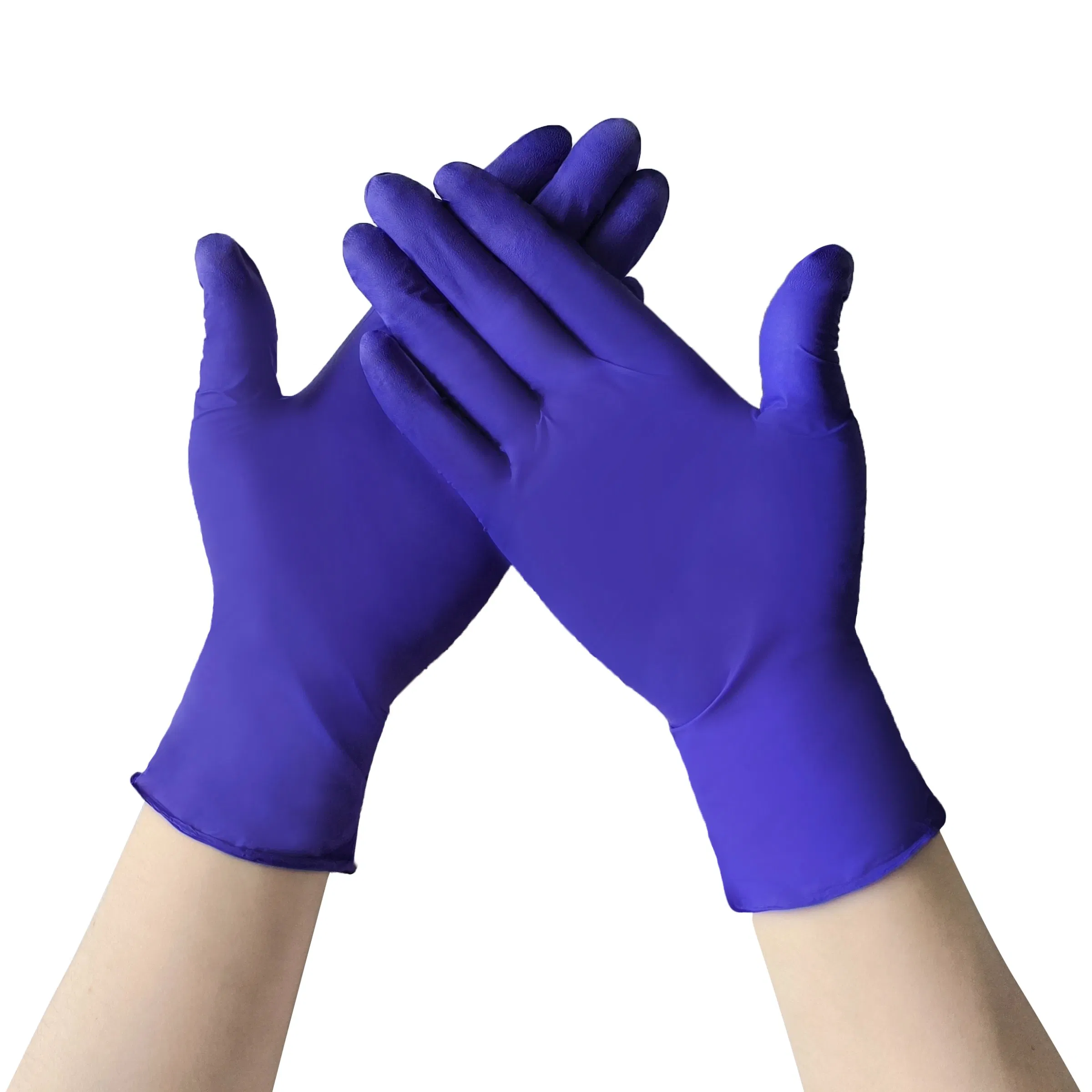 3mil Disposable Nitrile Gloves for Gardening, Textured Fingertips for Non-Slip Grip, Waterproof &amp; Powder-Free, Cobalt Blue