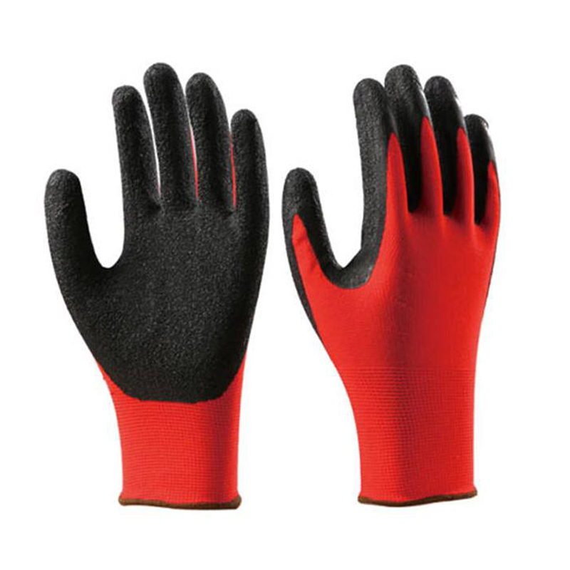 Factory Price Industrial Latex Coated Breathable Comfortable Hand Protective Garden Gloves