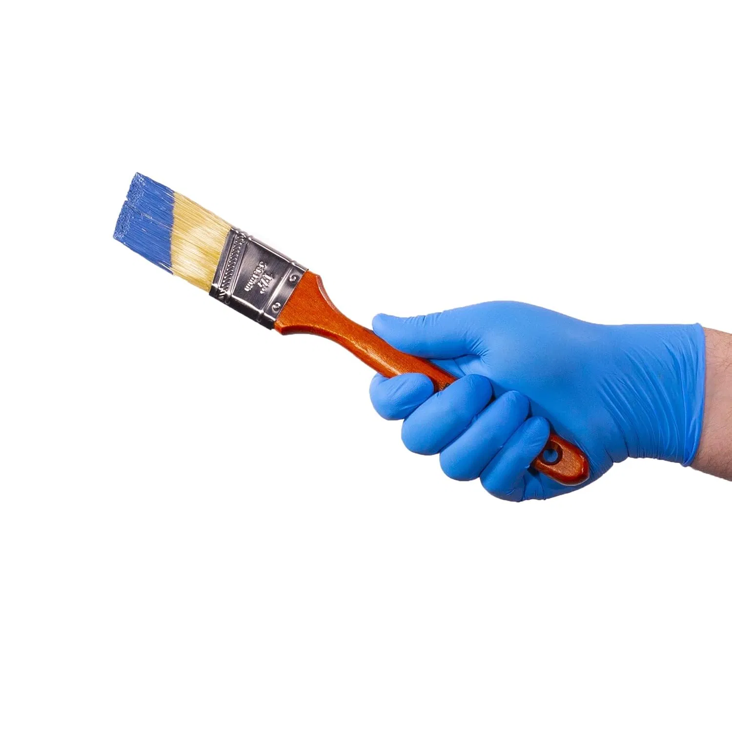 Industrial Blue Nitrile Gloves, Latex Free, Powder Free, Textured, Disposable, Non-Sterile,
