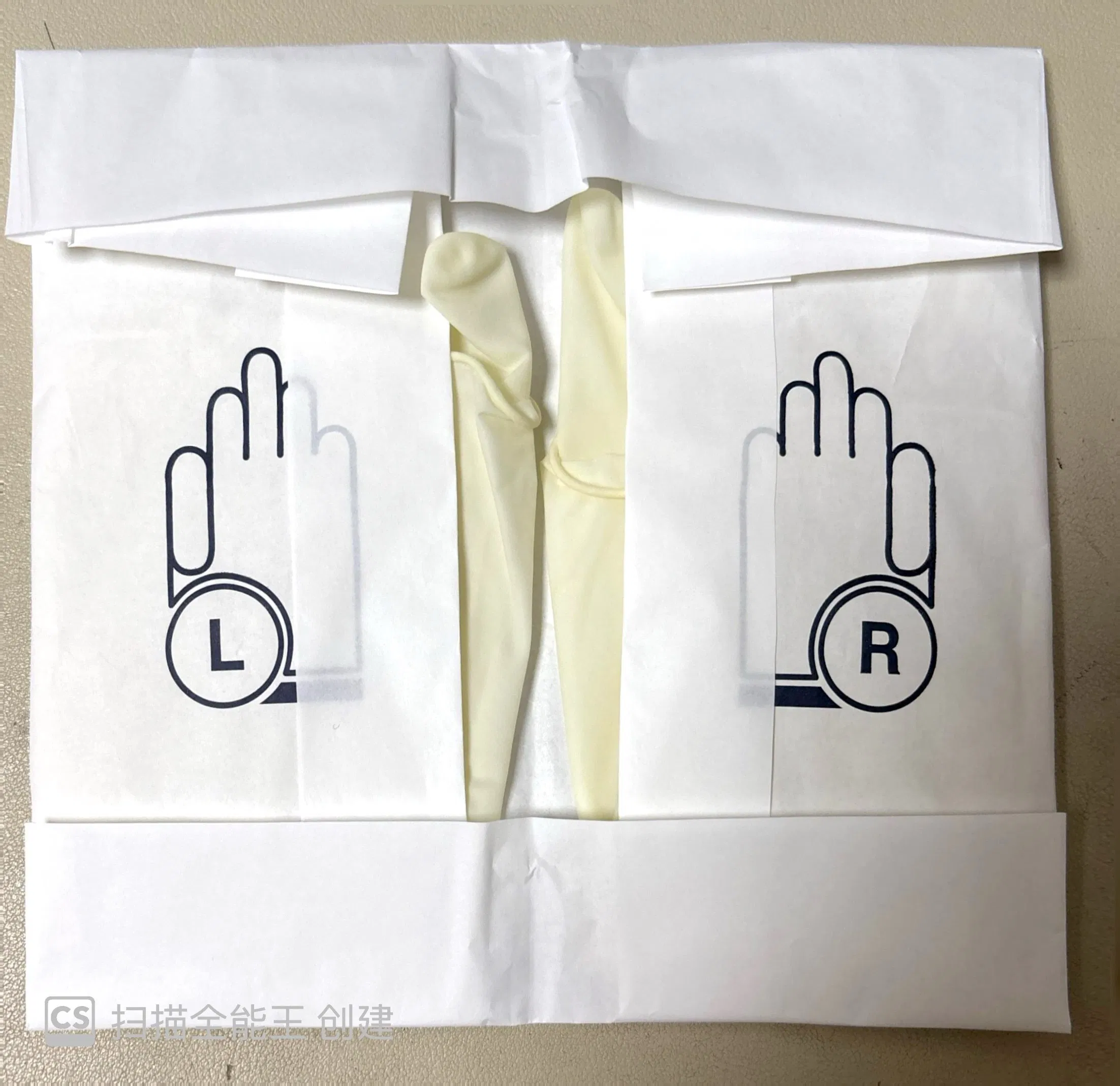 Medical Latex Sterile Powder Free Nitrile Disposable Surgical Gloves for FDA Compliant