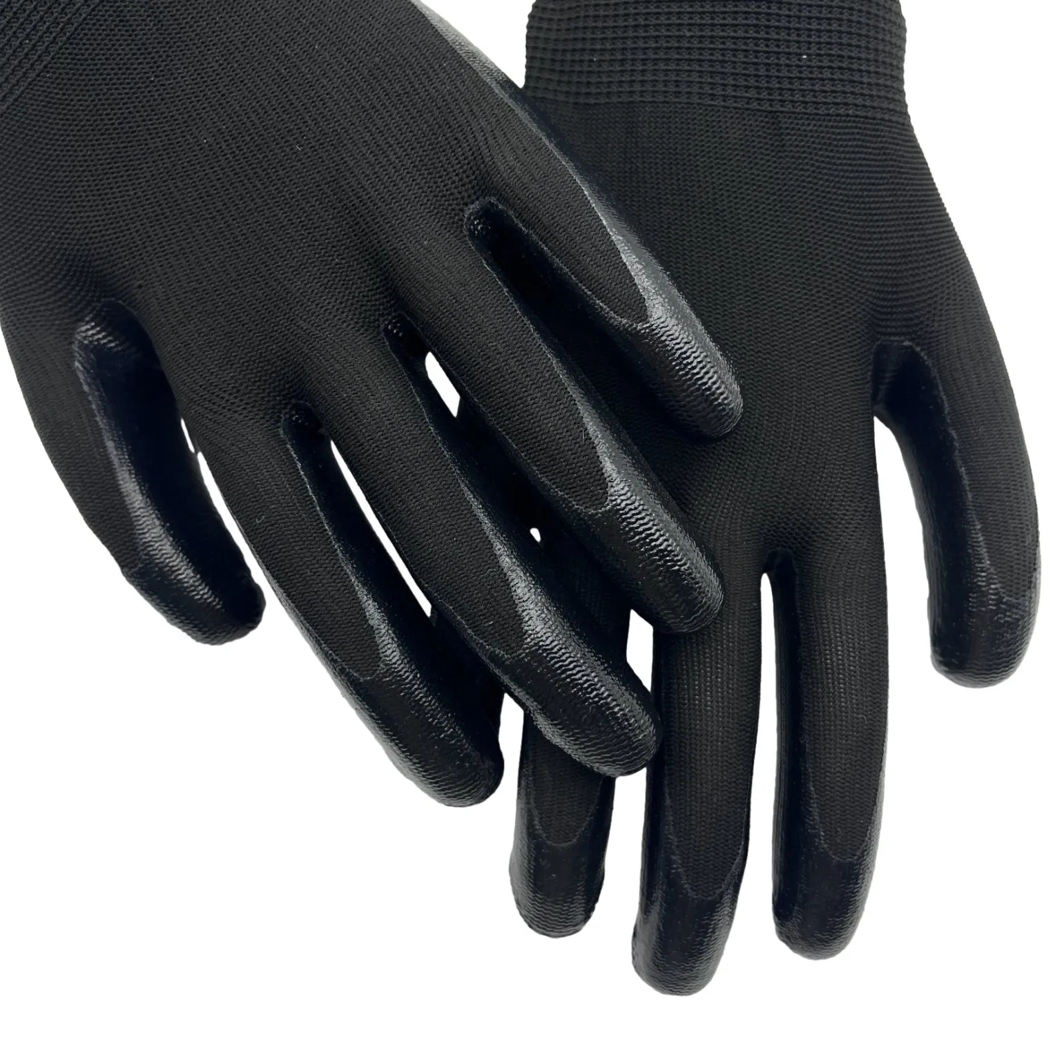 Chinese Supplier Mens Nitrile Insulated Work Latex Black Garden Working for Workers Gloves Safety Gloves for Work