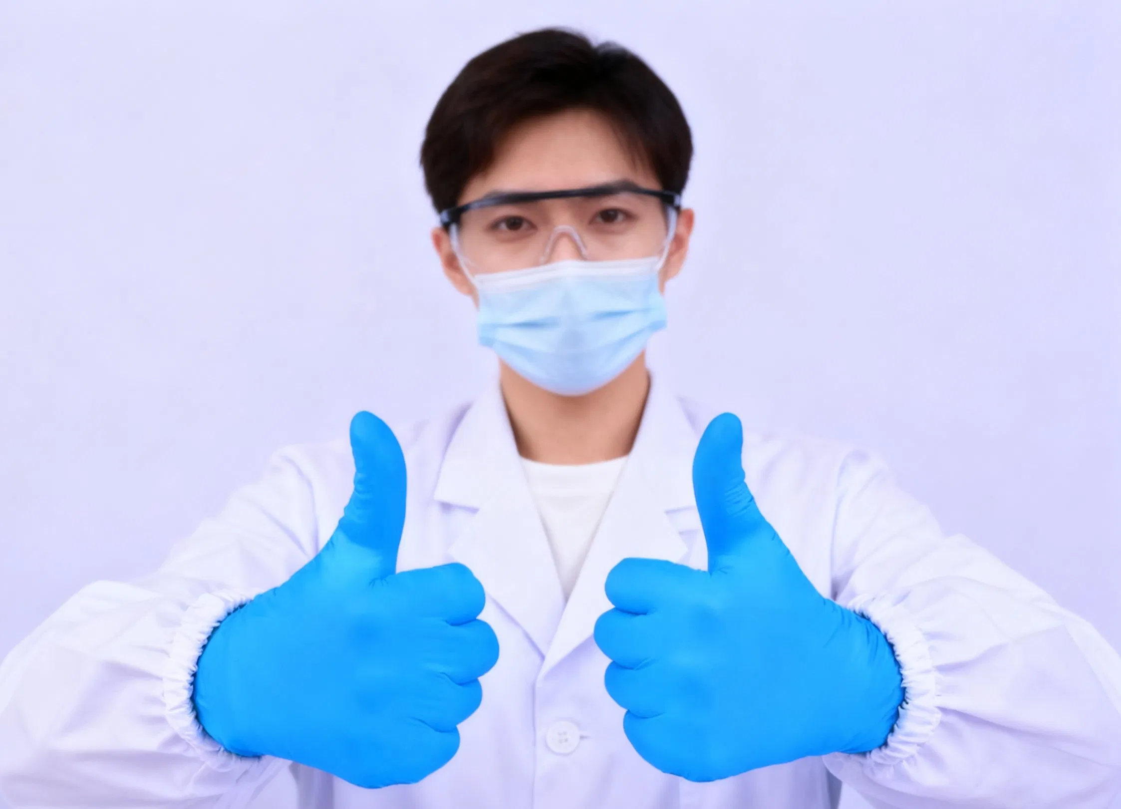 Disposable Thickened Durable Latex Nitrile Gloves Powdered/Powder-Free Textured CE/FDA Approved
