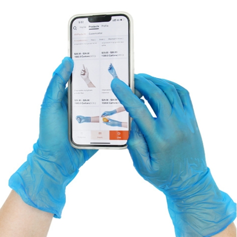 Customized Ambidextrous Disposable Vinyl (PVC) Gloves for Medical and Non-Medical