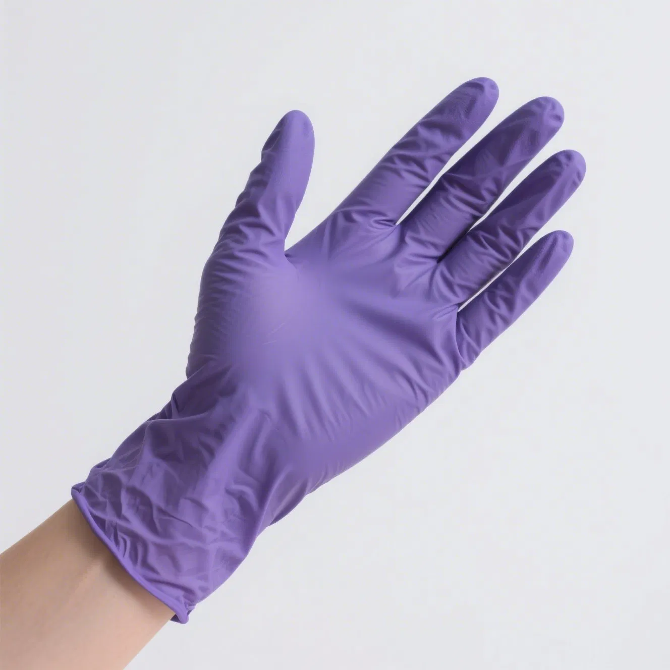 Examination Purple Nitrile Gloves Powdered and Powder Free Gloves