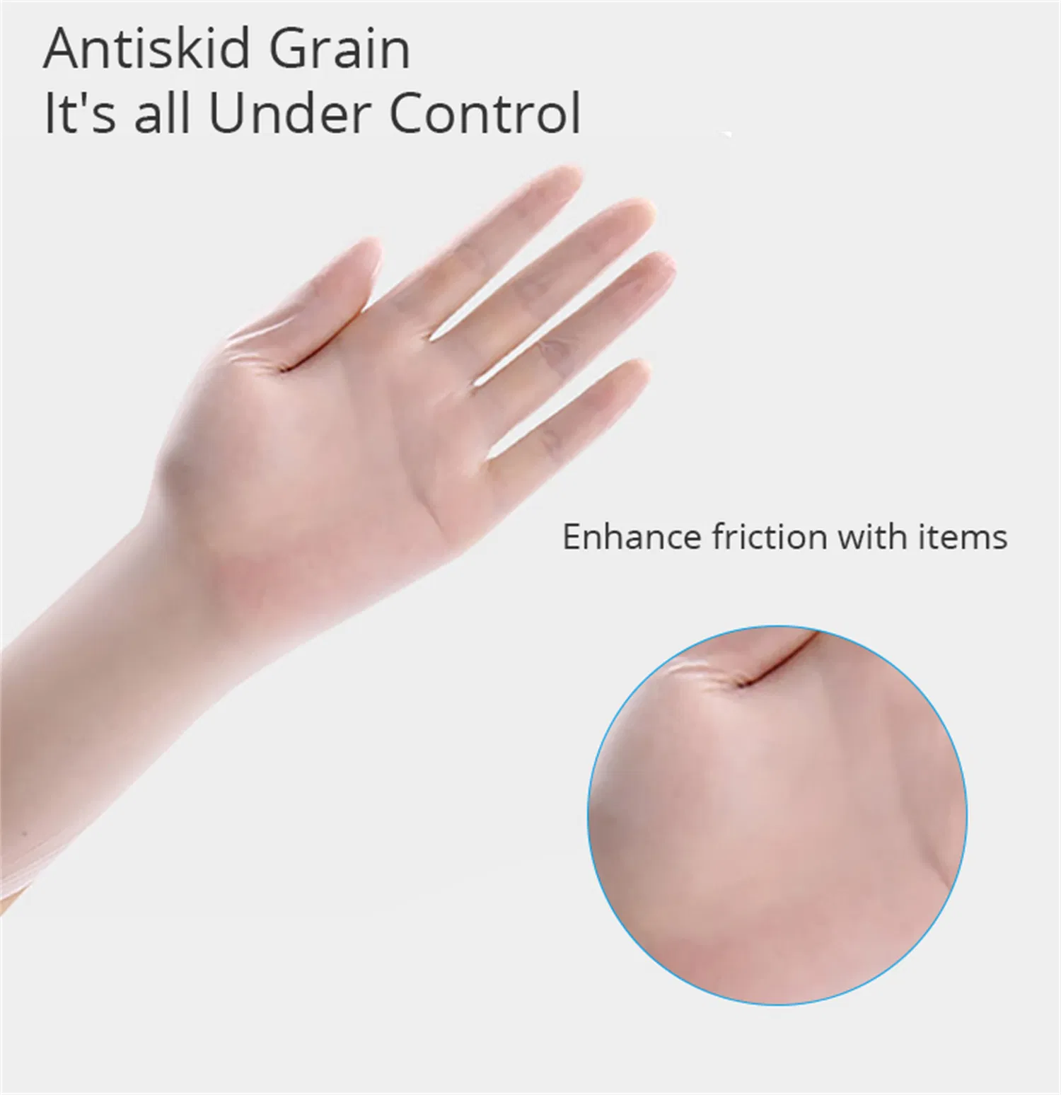 Latex-Free Disposable Clear Medical Exam Vinyl Gloves Powder Free