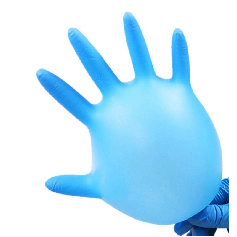China S/M/L/XL, as Requested Powder Free Medical Latex Sterile Surgical Blue Nitrile Gloves Bme2000