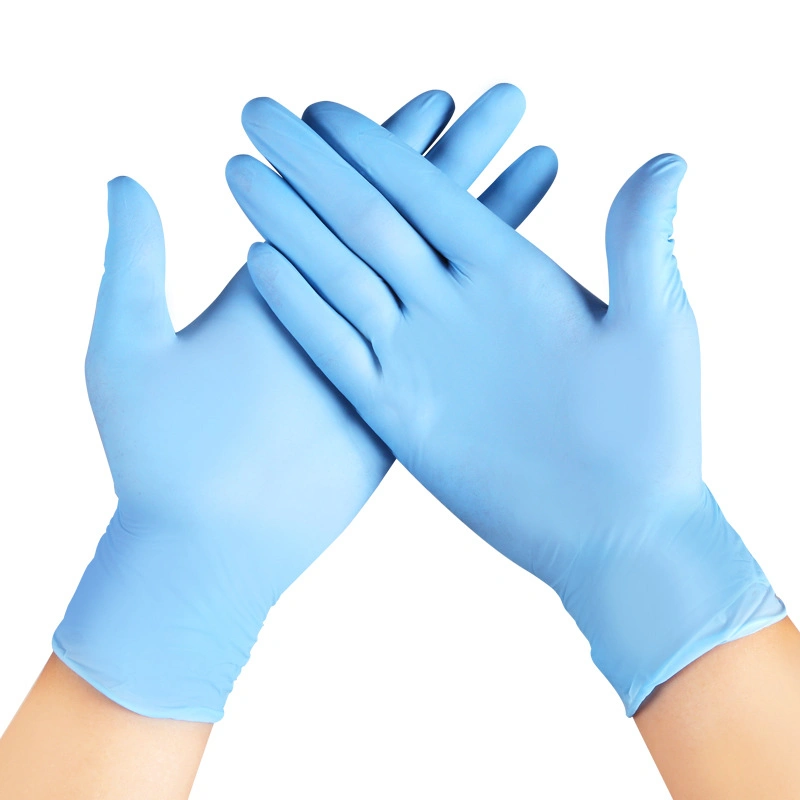 Powdered Semi Powdered Powdered Free Nitrile Examination Gloves