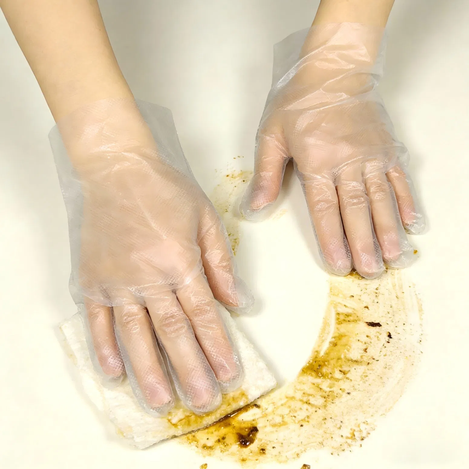 Diamond Textured TPE Gloves with Oil-Proof Grip