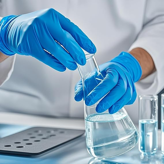 PPE Protective Industrial Safety Disposable Nitrile Examination Gloves