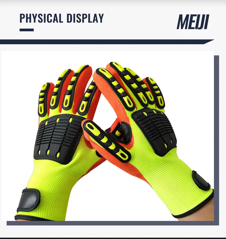 Safety Work Nitrile Latex Protective Gloves