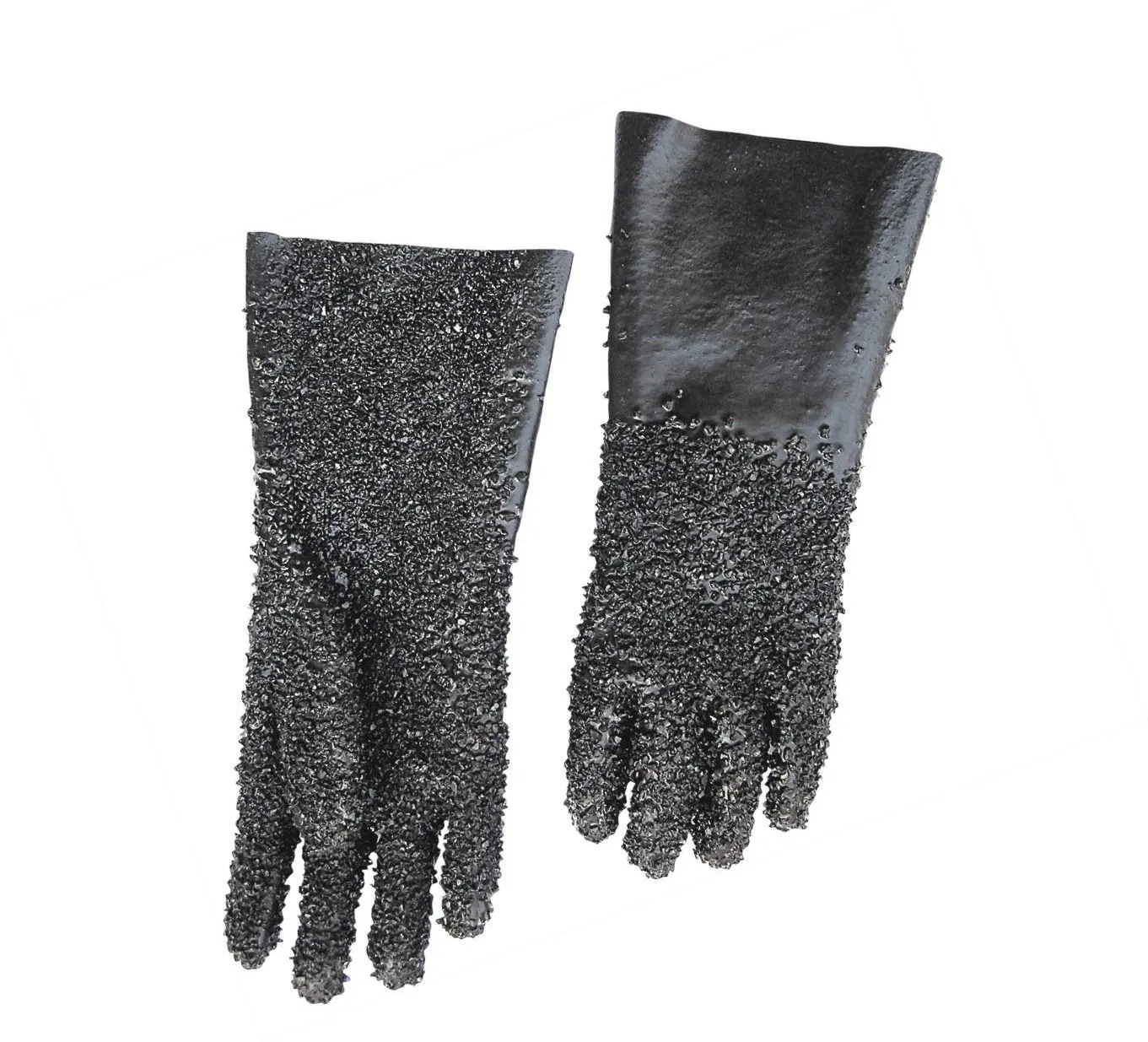 Non Slip Long Sleeve PVC Gloves Industrial Protective Glove