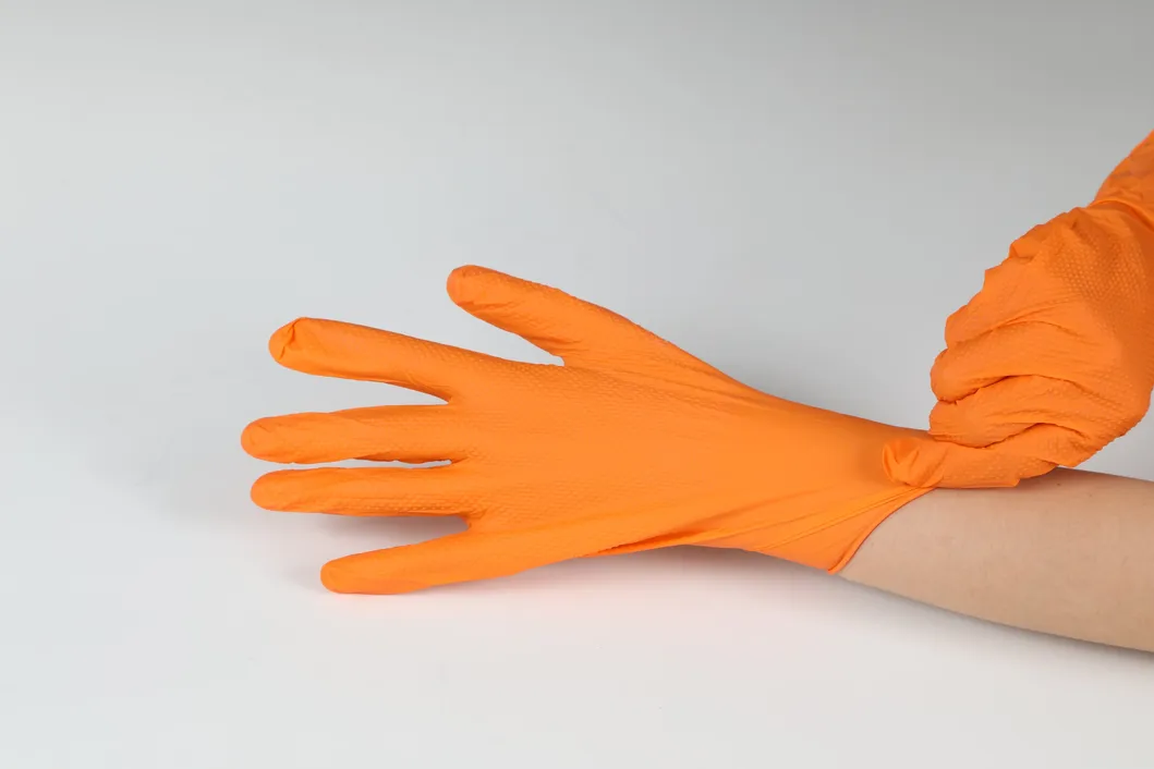 Diamond Texture Nitrile Glove 1
