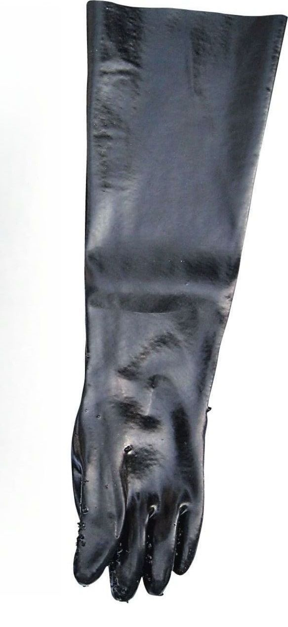 Non Slip Long Sleeve PVC Gloves Industrial Protective Glove