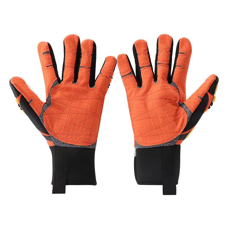 Customized Logo Oilfield Protective Mechanic TPR Safety Gloves Anti Impact Kong Gloves for Industrial Work