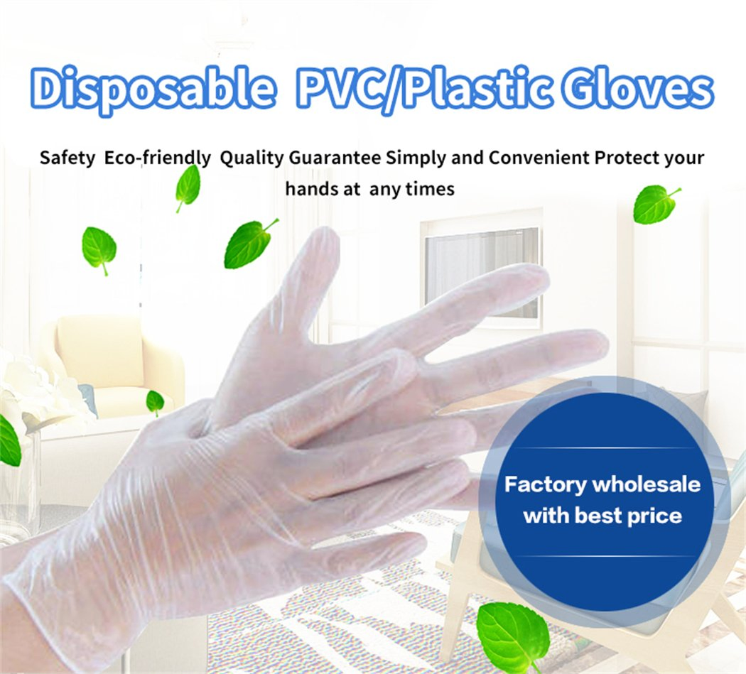 Powder Free Disposable Vinyl Gloves for Beauty Salon Use