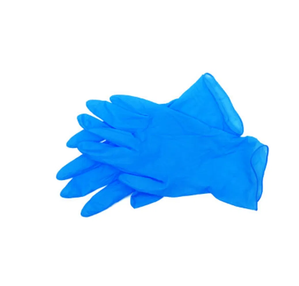 High Sensitivity Textured Grip Blue Nitrile Gloves for Mechanics and Automotive Work