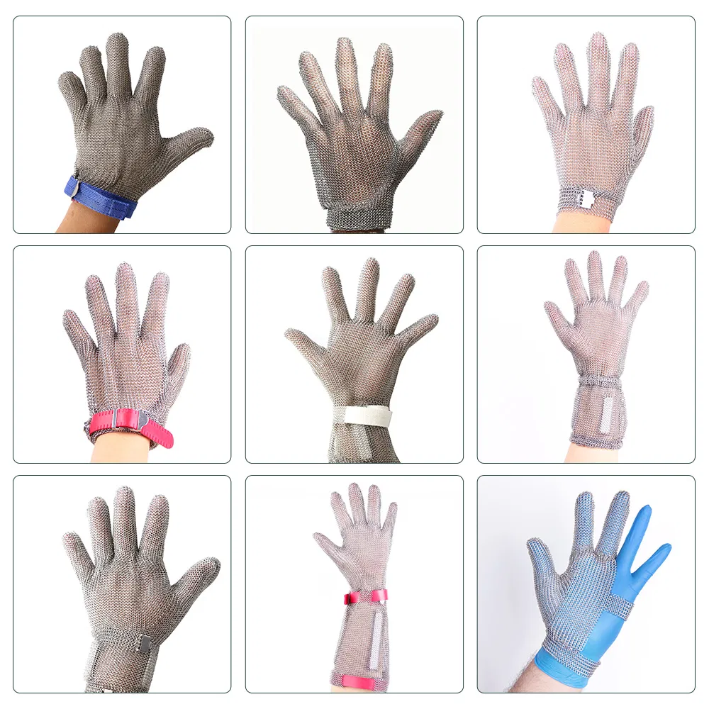 Safety Work Gloves/ Butcher Gloves/ Cut Protection Gloves Long Cuff