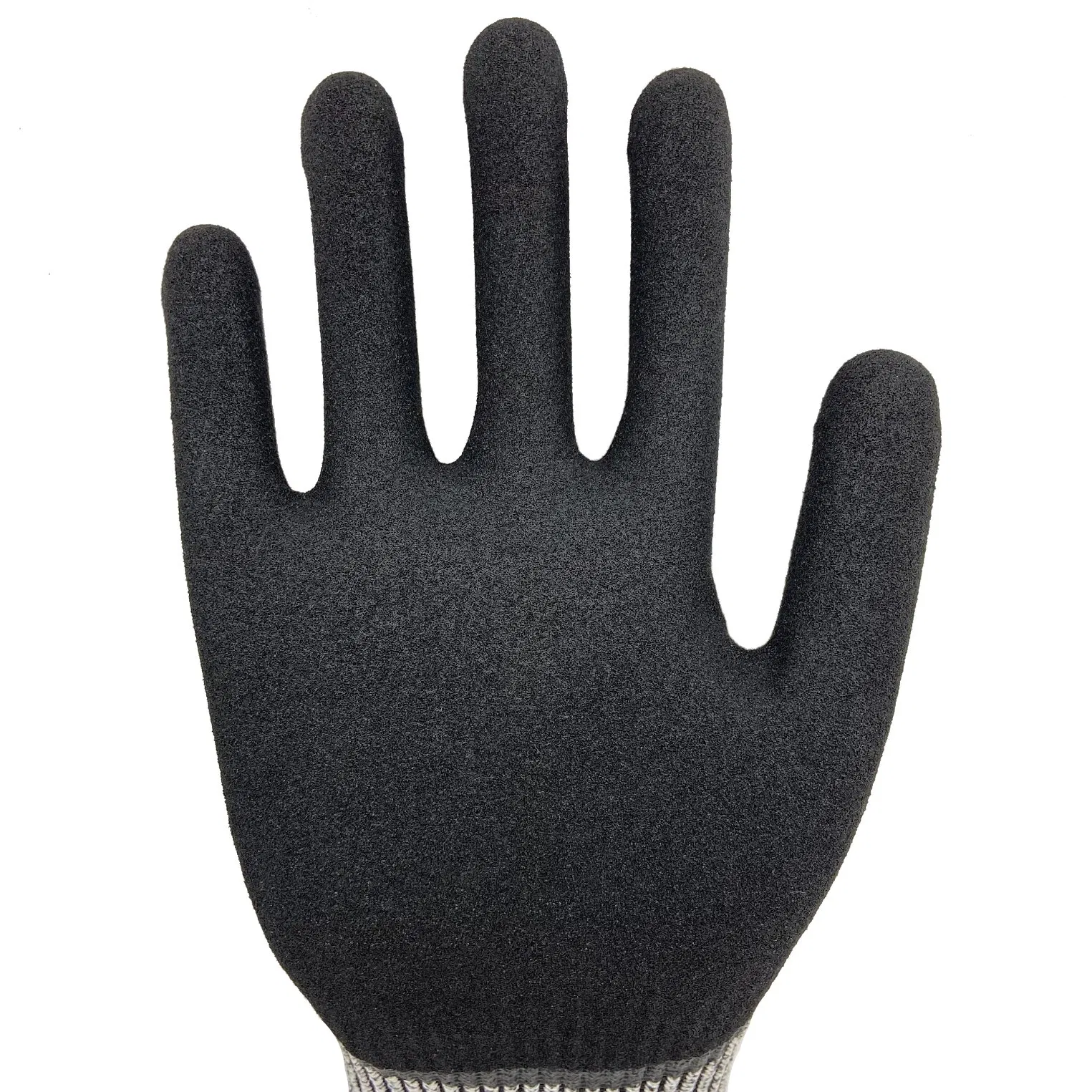 CE Hppe Liner Nitrile Smooth Level D Sandy Finished Protective Labor Anti Impact ANSI A5 Industrial Safety Working Cut Resistance Work Glove